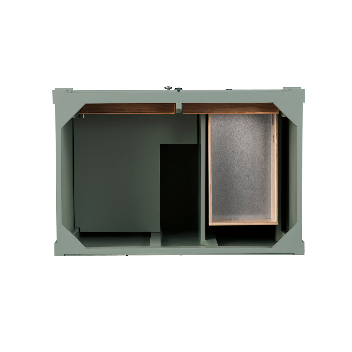 James Martin Brittany 36" Single Bathroom Vanity, Smokey Celadon, view 13