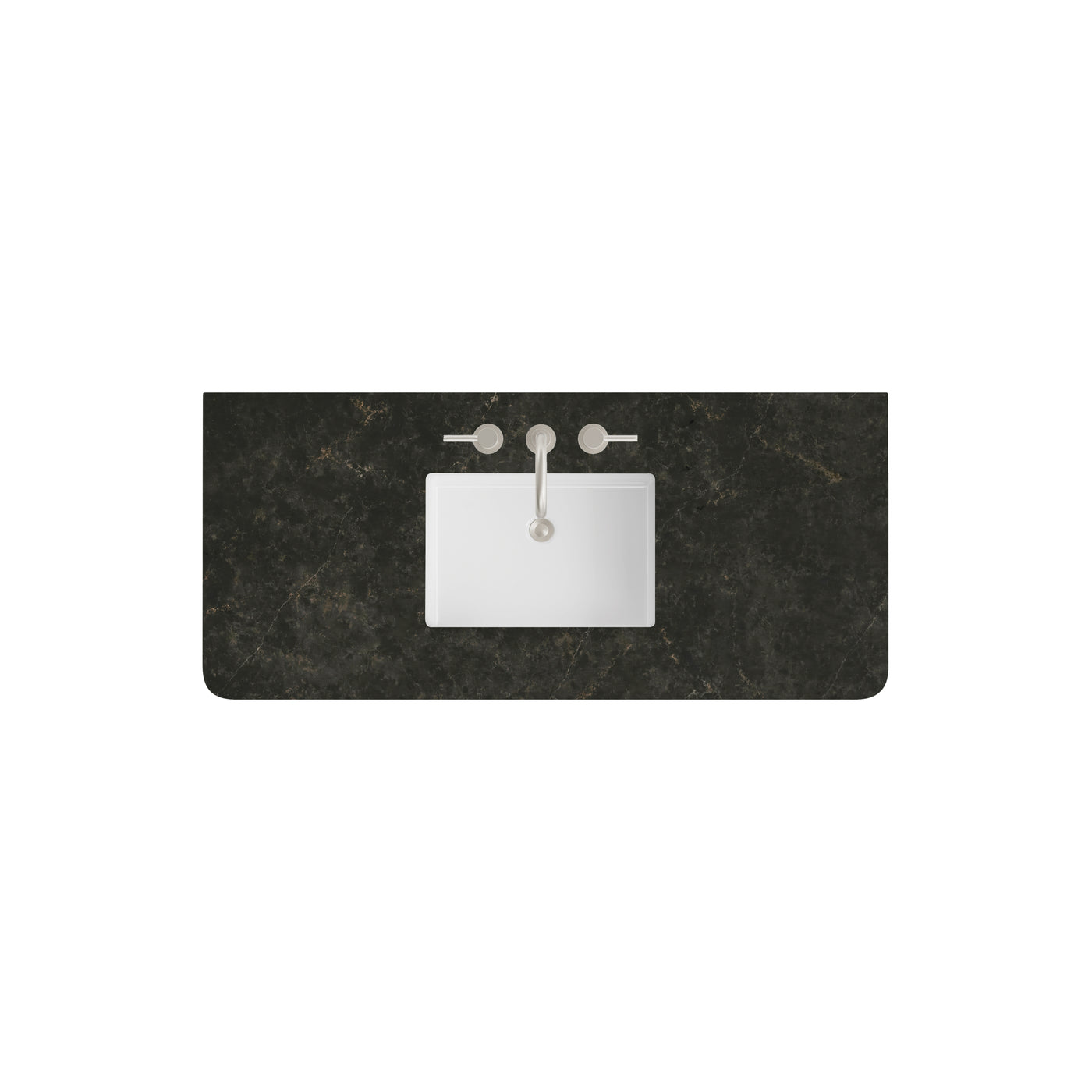 James Martin 48" Single Vanity Top with Phantome (Radius Cut, Widespread) countertop