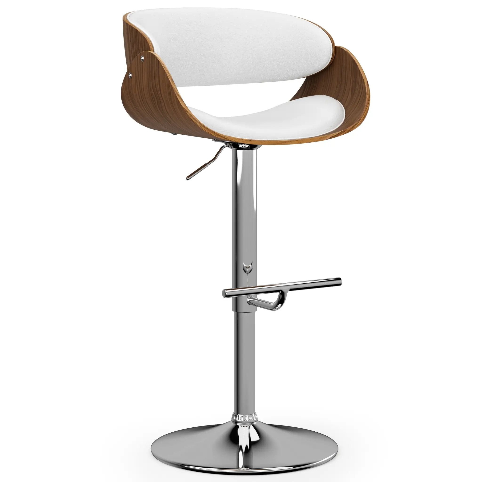 Amery - Mid Century Modern Adjustable Swivel Bar Stool by Unique Piece Furniture