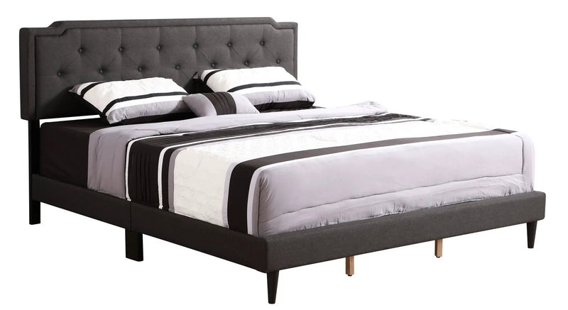 Button Tufted Bed Charming For Cozy Spaces by HouseOfZazla