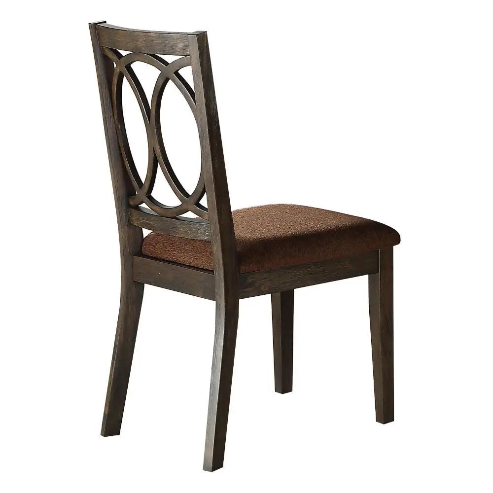 Jameson - Side Chair (Set of 2) - Brown Fabric & Espresso by Unique Piece Furniture