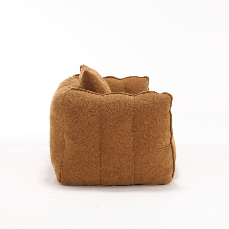 Cozy Beanbag Chair With High Resilience Foam Core For 2 by HouseOfZazla