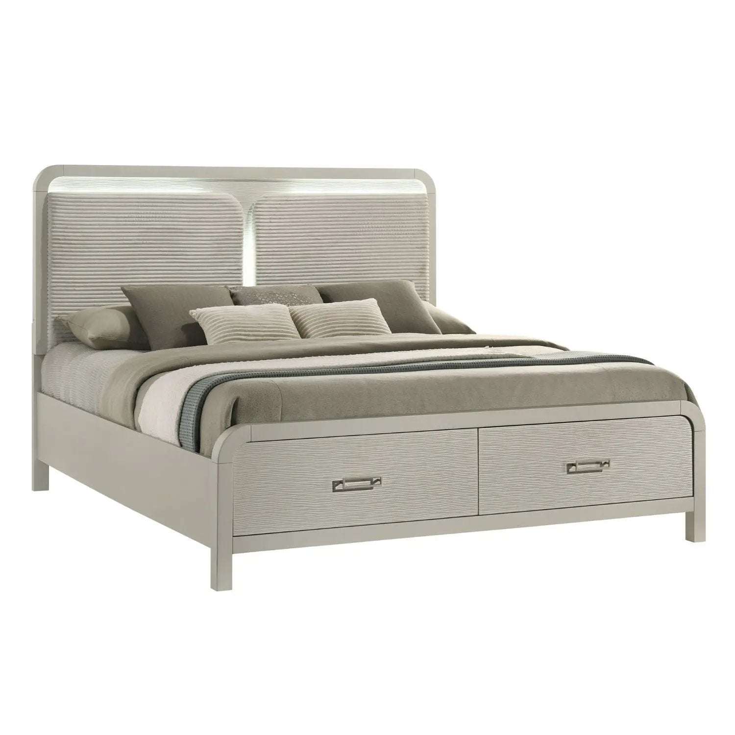 Aria - Bed With Storage Drawers by HouseOfZazla
