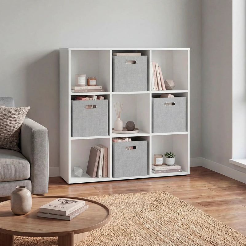 Lena 9-Cube Storage Organizer Bookcase by HouseOfZazla