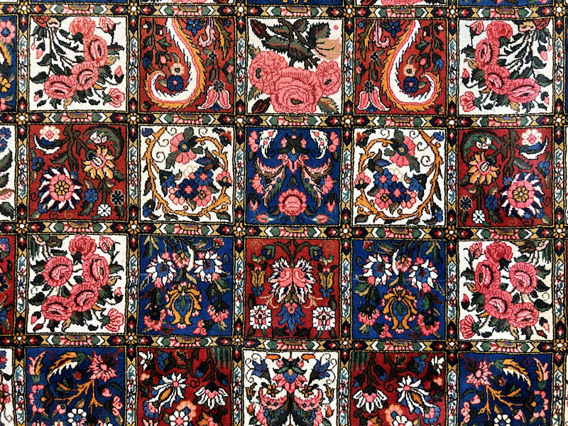Persian Bakhtiari Rug 10x14, Multicolor Khesti Panel Design by Jewel Rugs