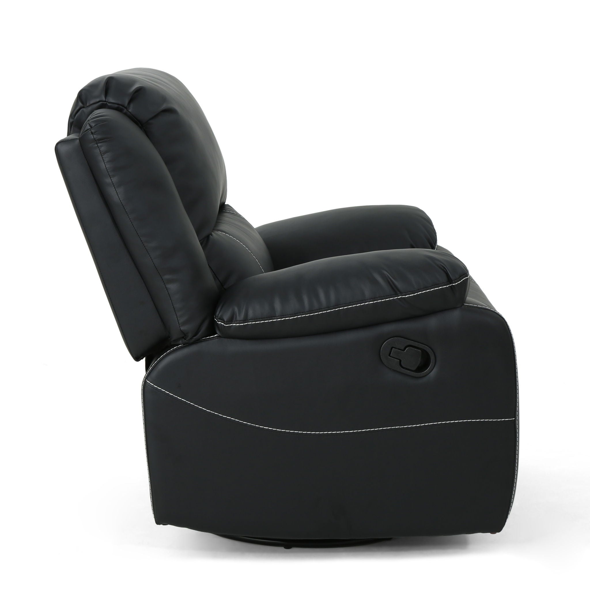 Stylish Wide Manual Swivel Standard Recliner by HouseOfZazla