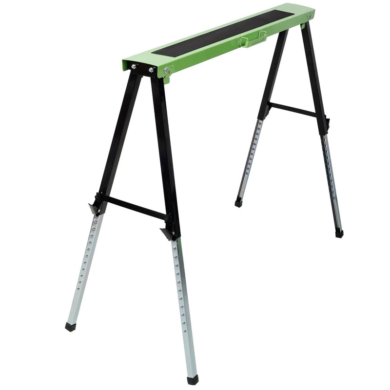 2-Pack Adjustable Saw Horse, Folding Portable Work Horse by HouseOfZazla
