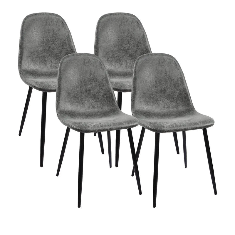 Modern Extendable Dining Table And Chair Set For 2 - 6 People by HouseOfZazla