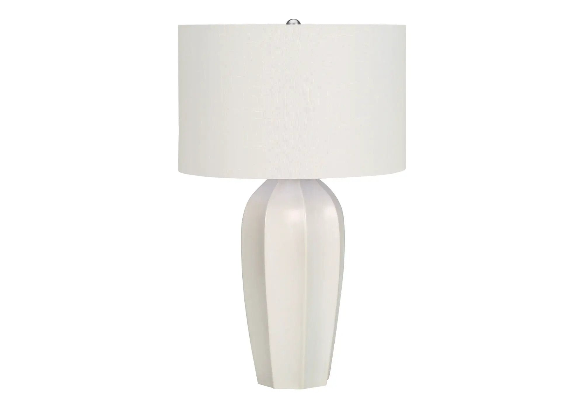 Modern Lighting Table Lamp - Cream by HouseOfZazla