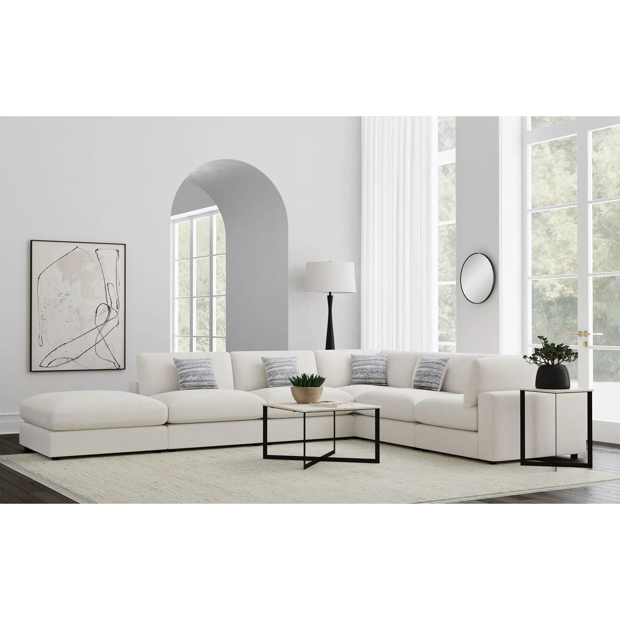 Rhette - Upholstered Sectional by HouseOfZazla