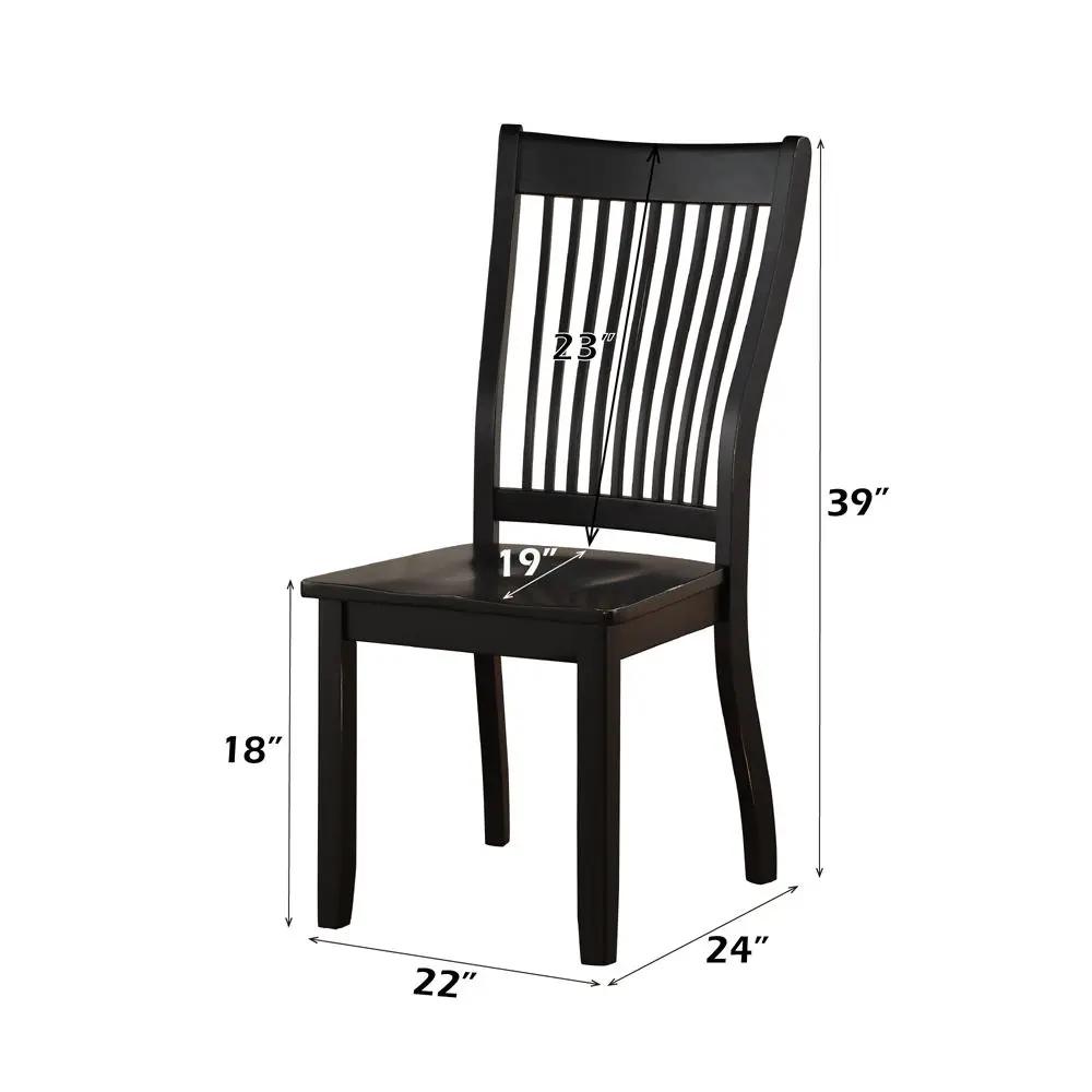 Renske - Side Chair (Set of 2) - Black by Unique Piece Furniture