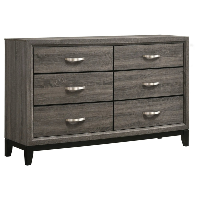 Watson Five-piece Full Bedroom Set Grey Oak by Unique Piece Furniture
