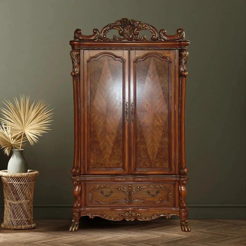 Dresden - Wardrobe/TV Armoire - Cherry Oak by Unique Piece Furniture