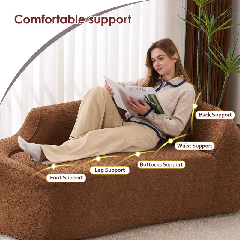LY-048 Compression Curved Chaise Longue Chair by HouseOfZazla