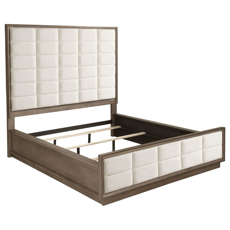Durango 80-inch California King Panel Bed Taupe Oak by Unique Piece Furniture