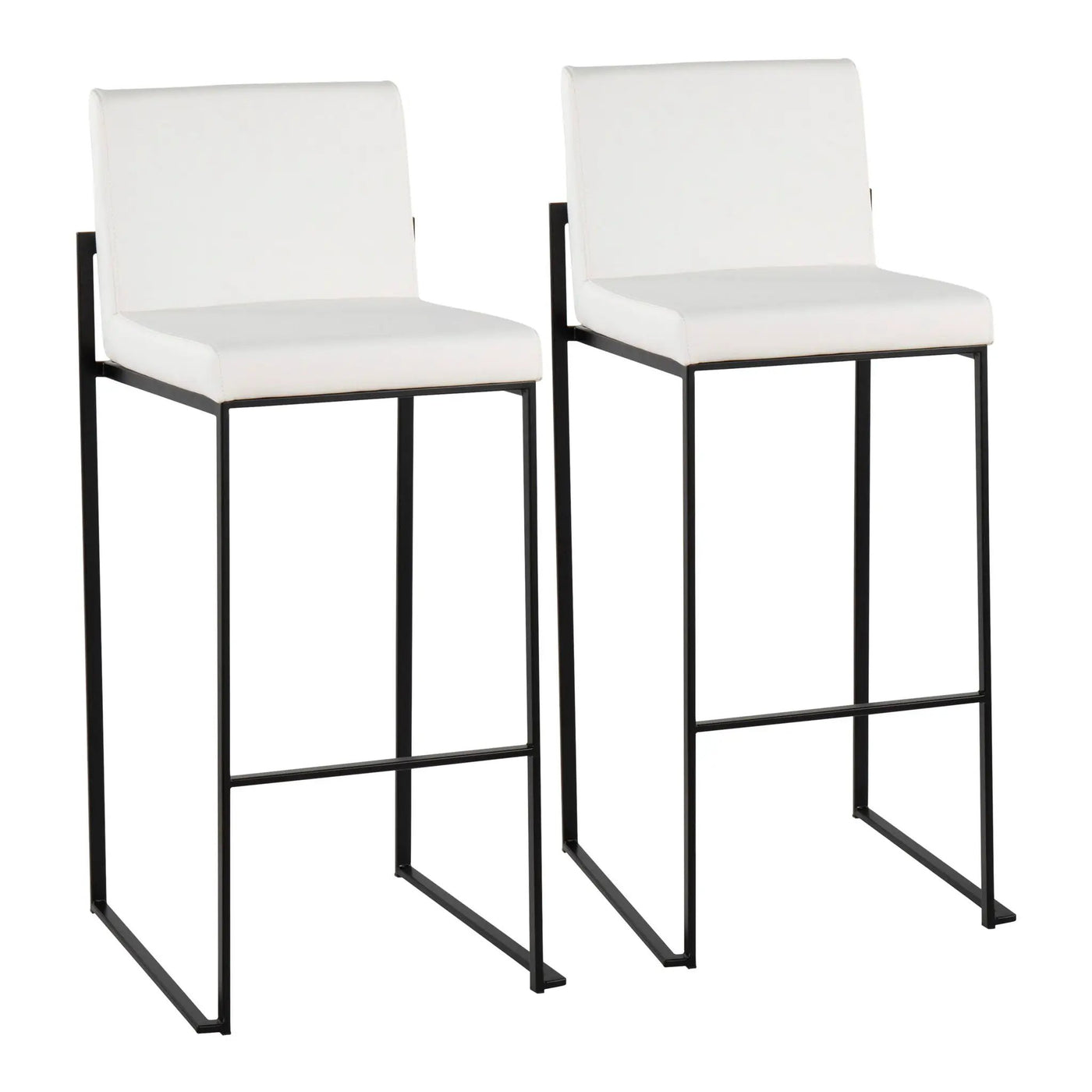 Fuji - Contemporary High Back Barstool Elegant Design by HouseOfZazla