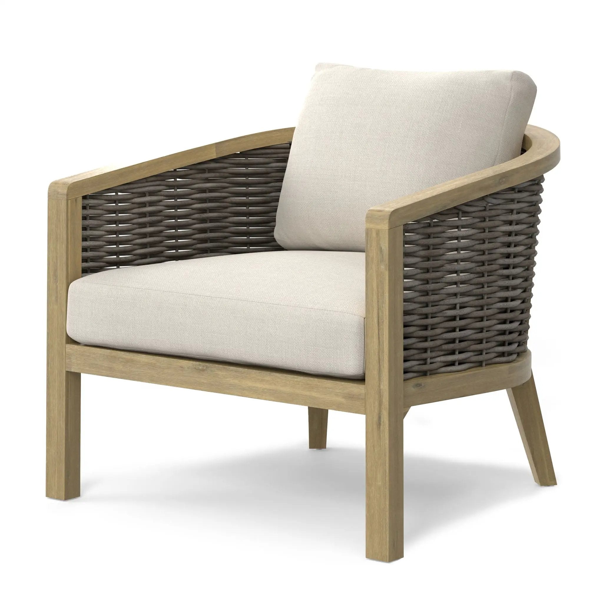 Parkside - Outdoor Conversation Chair (Set of 2) - Natural by HouseOfZazla