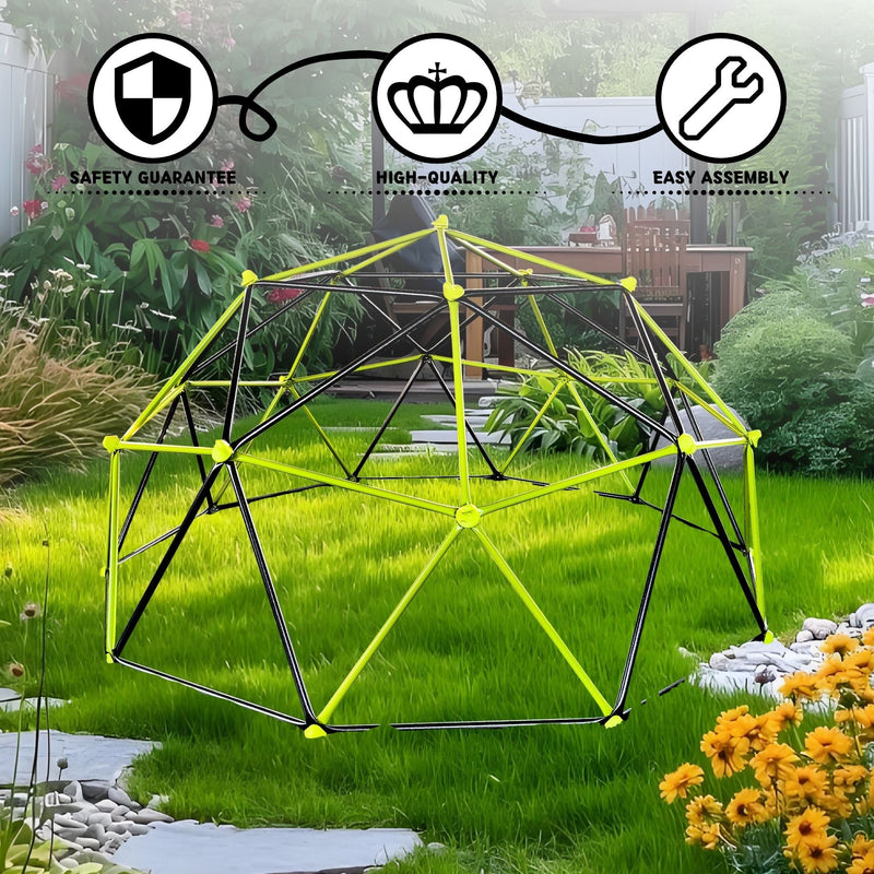 10 Sided Climbing Frame For Outdoor Playground With Colorful Climbing Stones by HouseOfZazla