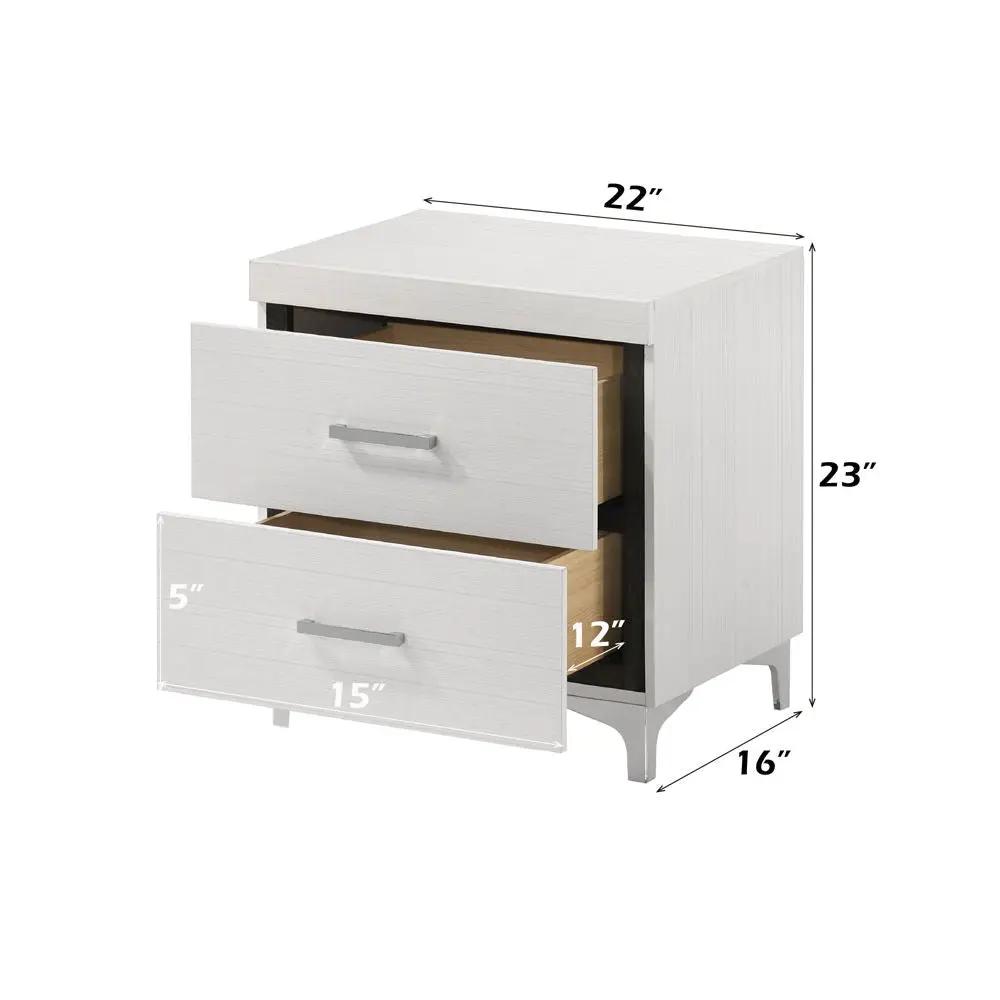 Casilda - Nightstand - White by Unique Piece Furniture