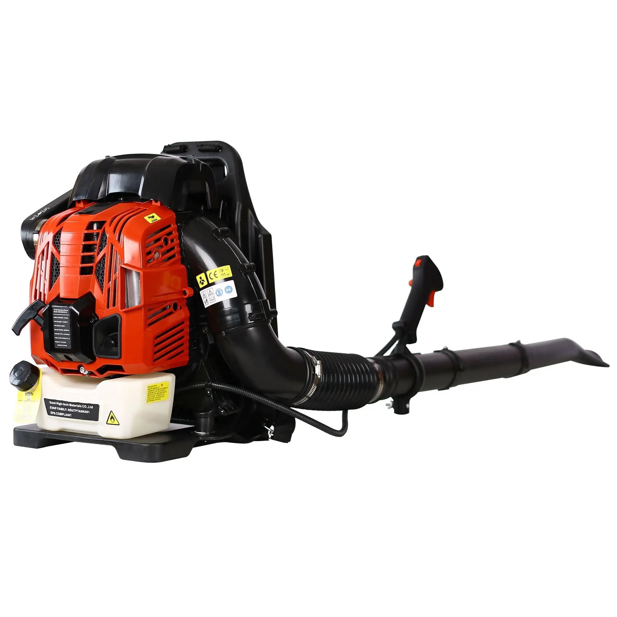 Powerful 76Cc 4 Stroke Gasoline Blower Epa Compliant Red Plastic - Red by HouseOfZazla