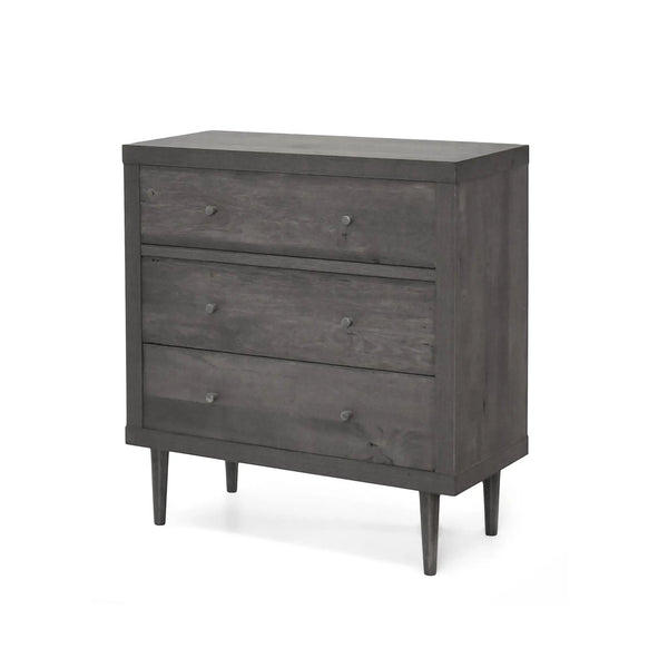 Nystrom Mid Century Modern 3 Drawer Chest