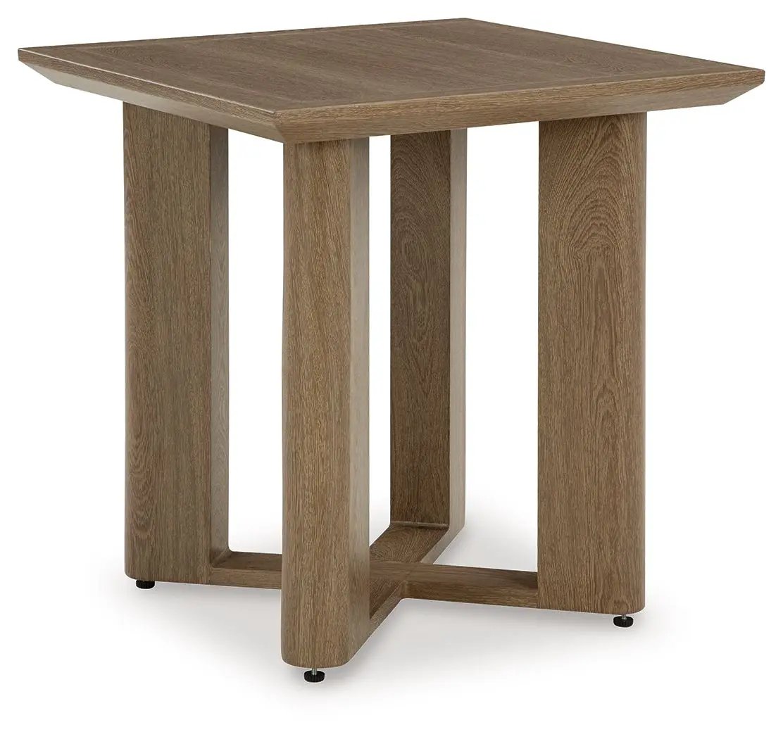Serene Bay - Square End Table - Dark Brown by Unique Piece Furniture