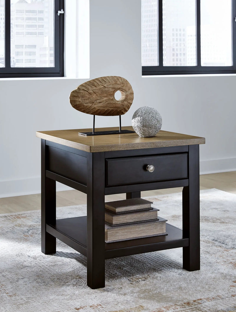 Drazmine - Rectangular End Table - Brown by Unique Piece Furniture