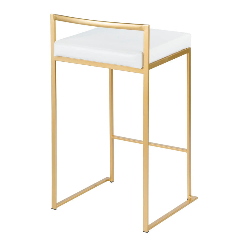 Fuji - Contemporary / Glam Design Counter Stool (Set of 2) by HouseOfZazla