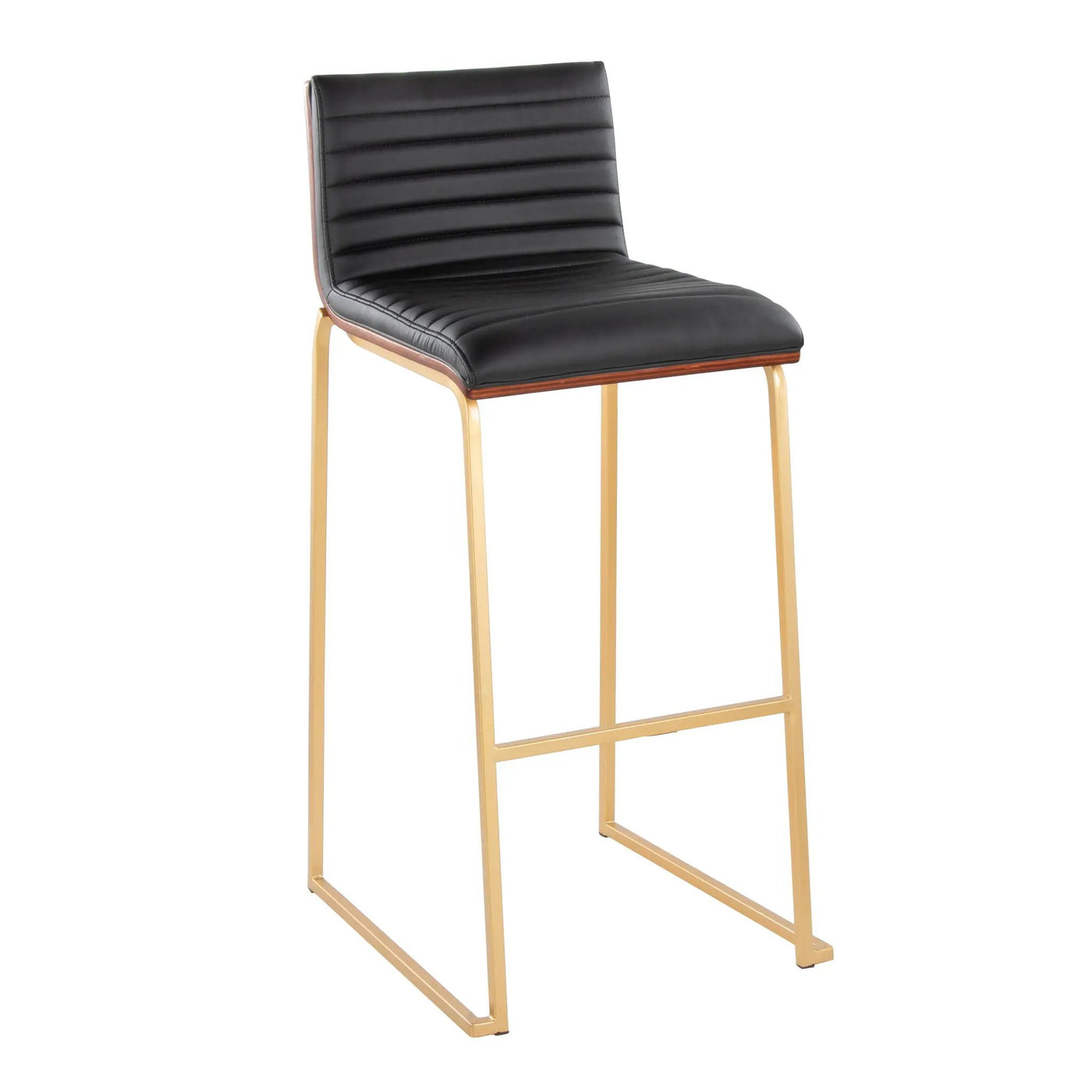 Mason Mara - Contemporary Versatile Desig Fixed Height Barstool (Set of 2) by HouseOfZazla