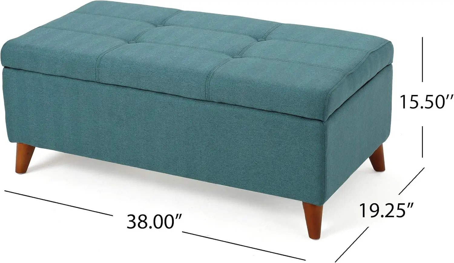 Tufted Ainsley Button Storage Ottoman Bench by HouseOfZazla