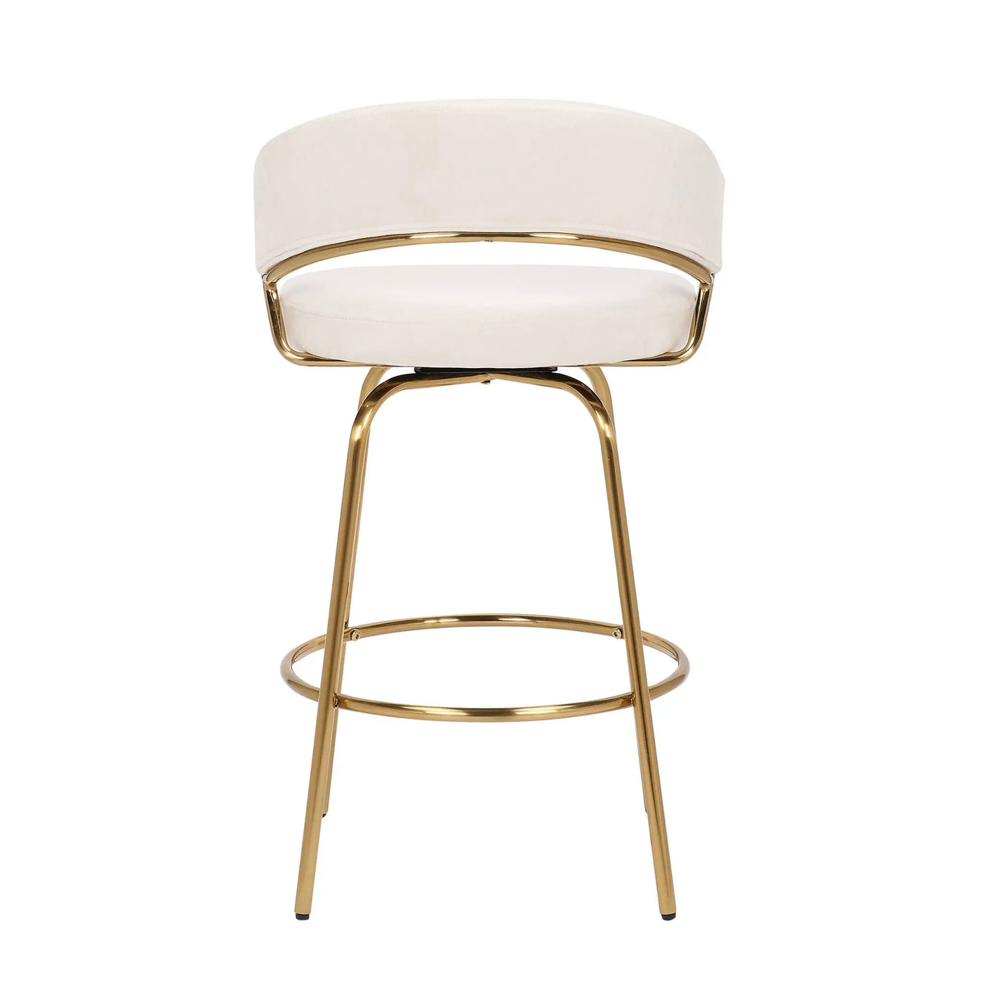 Jie - Glam Fixed Height Counter Stool (Set of 2) by HouseOfZazla