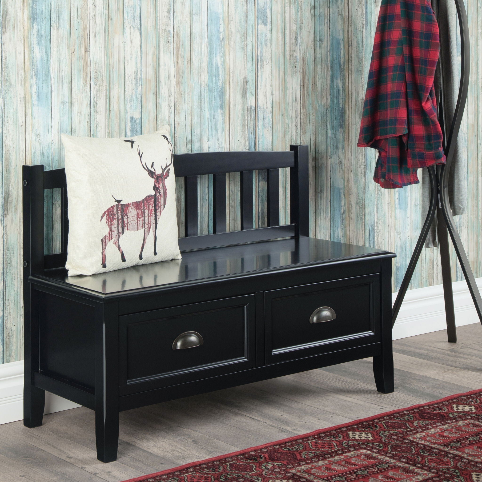 Burlington - Entryway Storage Bench With Drawers by HouseOfZazla