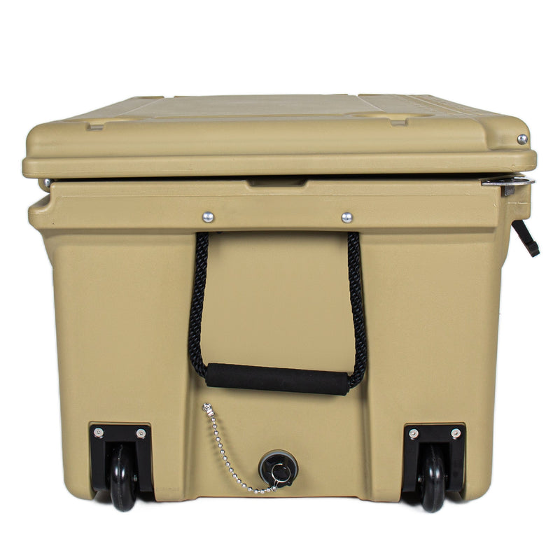 110 Quart Khaki Rotomolded Insulated Ice Chest by HouseOfZazla