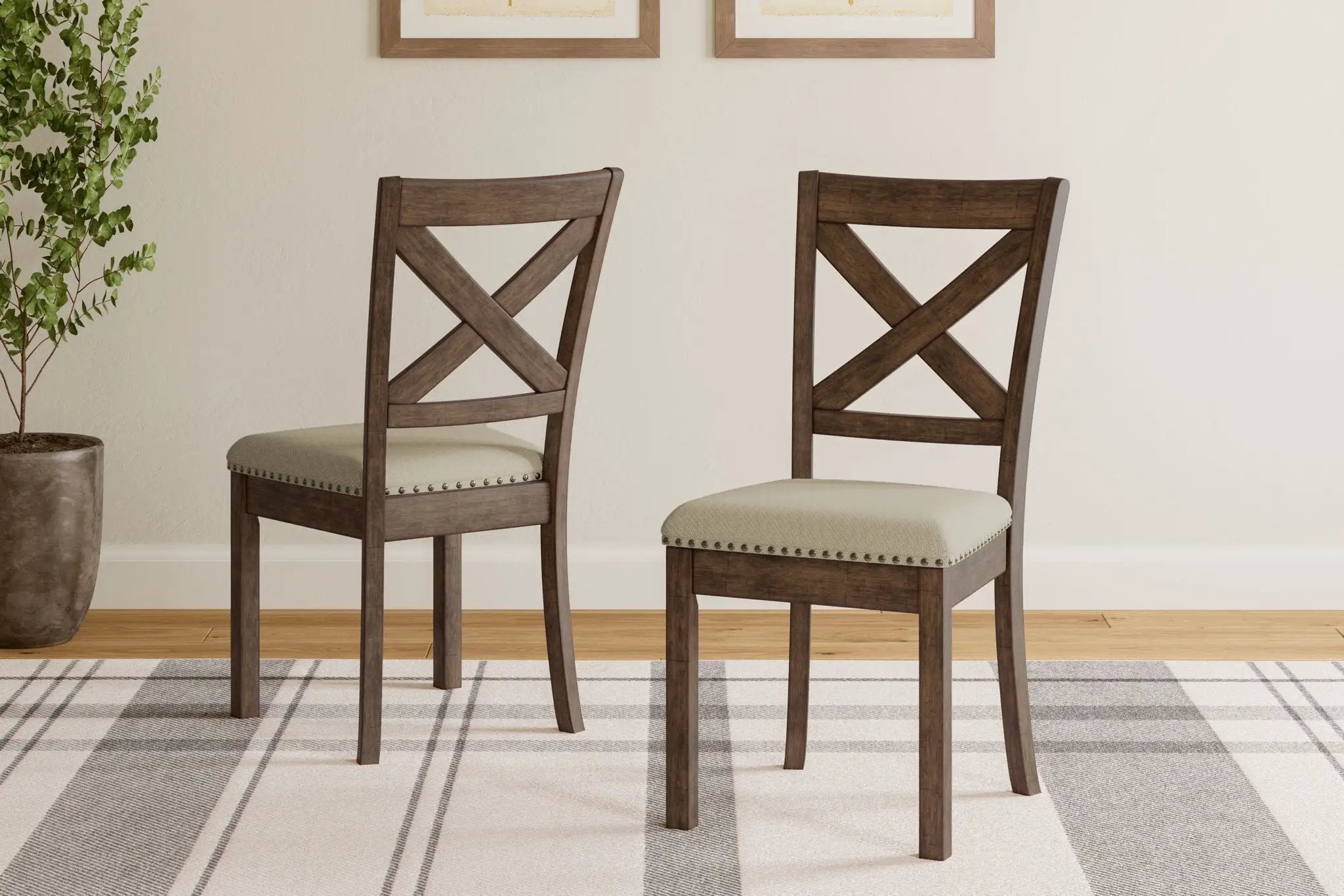 Moriville - Dining UPH Side Chair (Set of 2) - Beige by Unique Piece Furniture