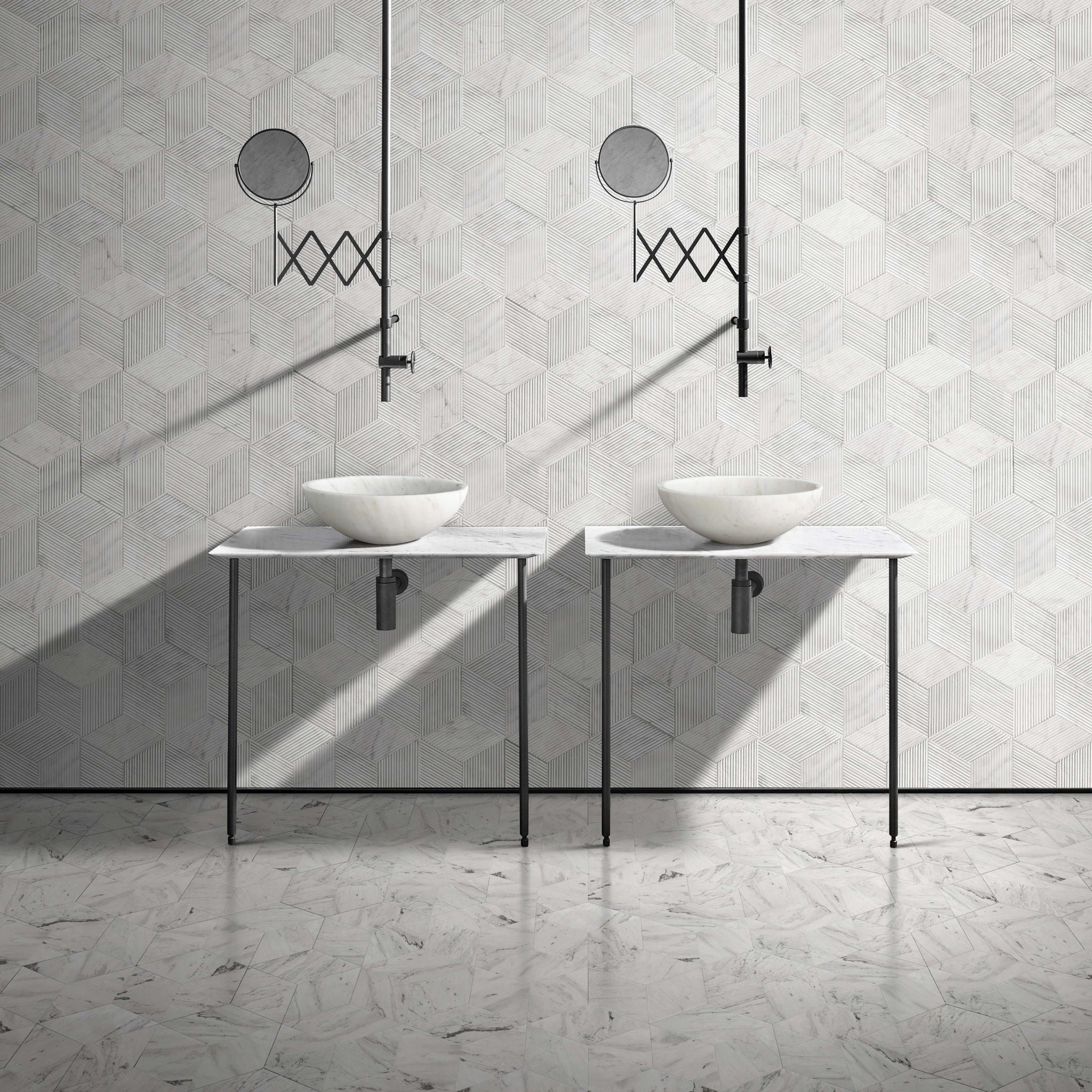 Bathroom Vessel Sink, Circular Design by HouseOfZazla