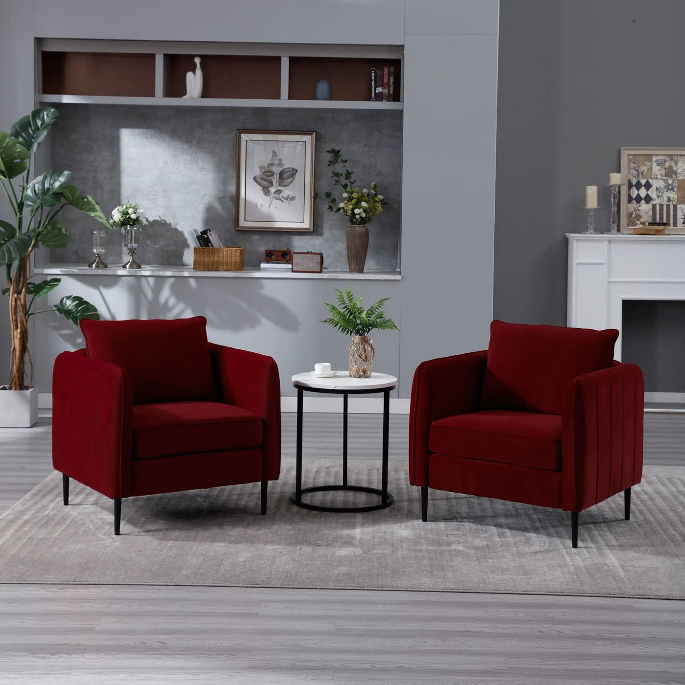 Accent Chair With Pillow For Living Room by Unique Piece Furniture