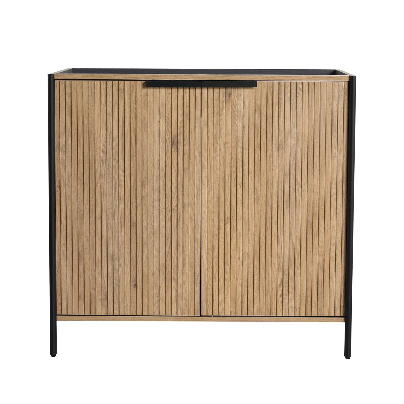 Contemporary Freestanding Bathroom Vanity With Adjustable Shelves by HouseOfZazla
