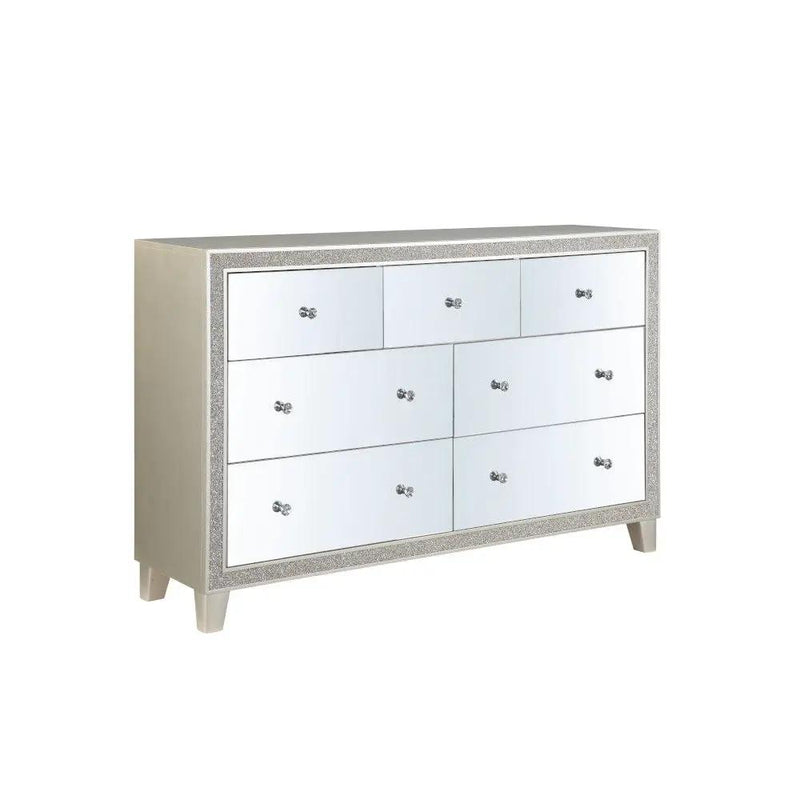 Sliverfluff - Dresser - Mirrored & Champagne by Unique Piece Furniture