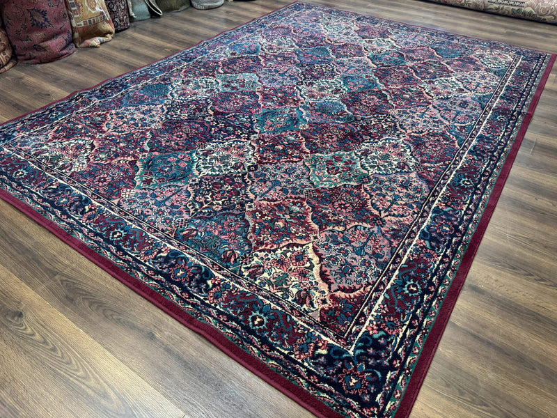 Multicolor Panel Kirman Rug 8x11 by Jewel Rugs