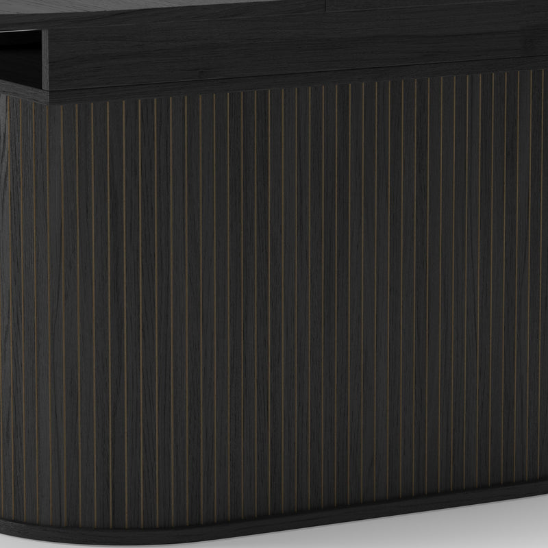 55.11'-70.86' Extendable Dining Table with Striped Legs by HouseOfZazla