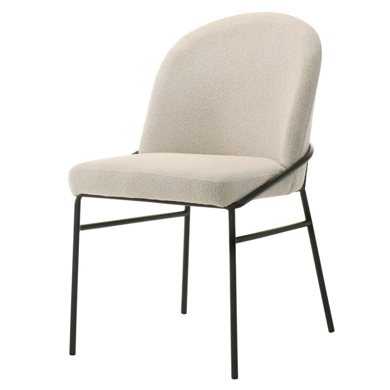 Lark - Side Chair (Set of 2) - White / Black by Unique Piece Furniture