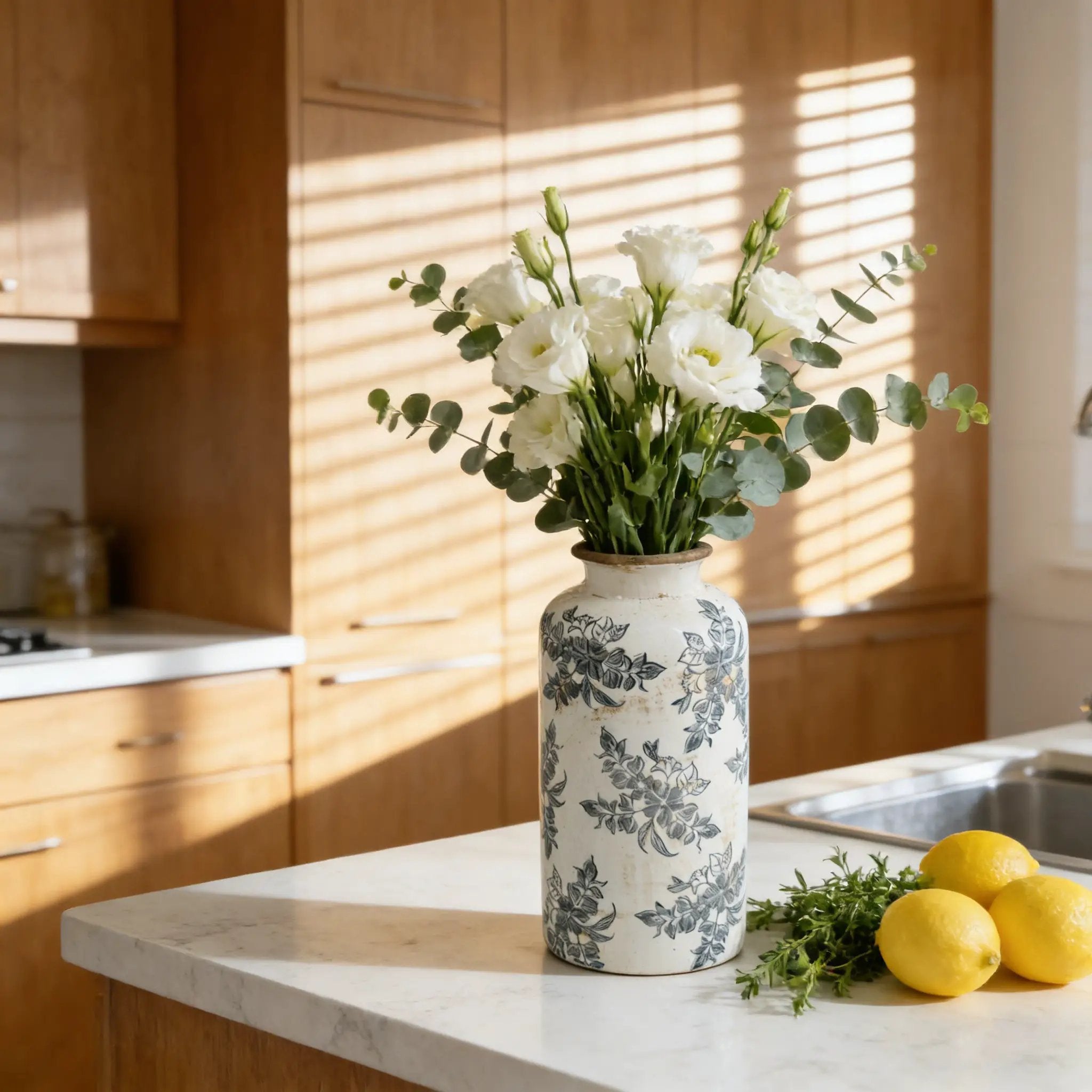 Vintage Inspired Ceramic Accent Vase by HouseOfZazla