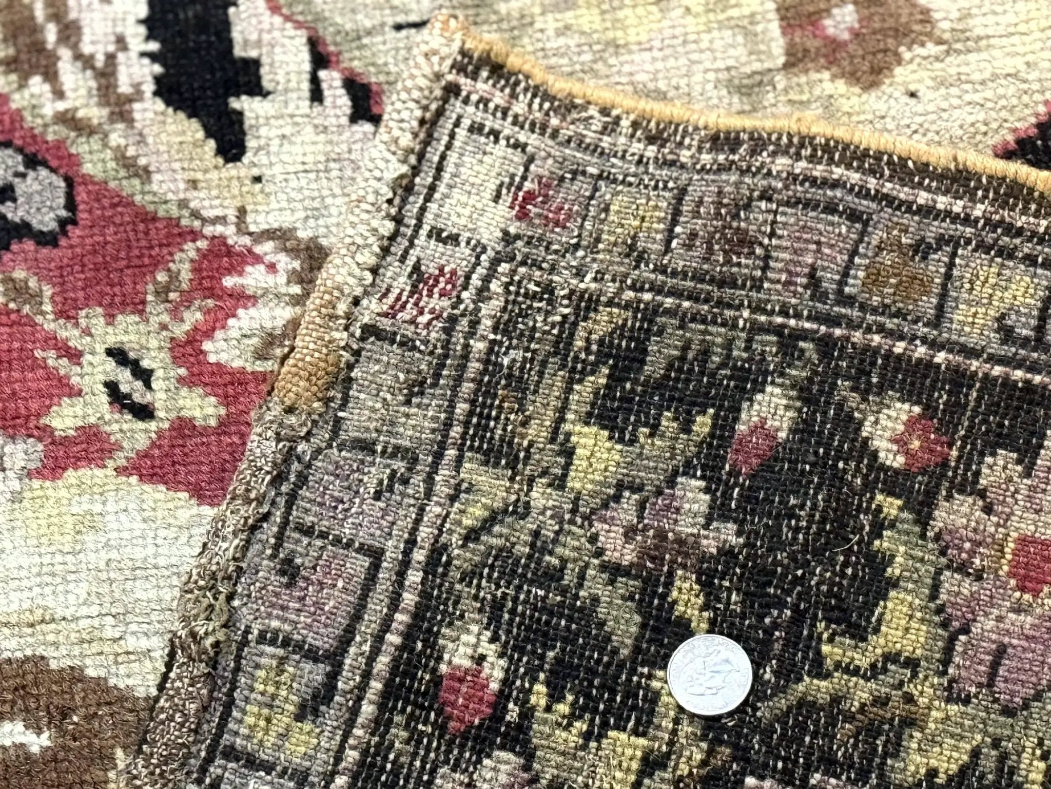 Antique Caucasian Karabakh Rug 5x10 by Jewel Rugs