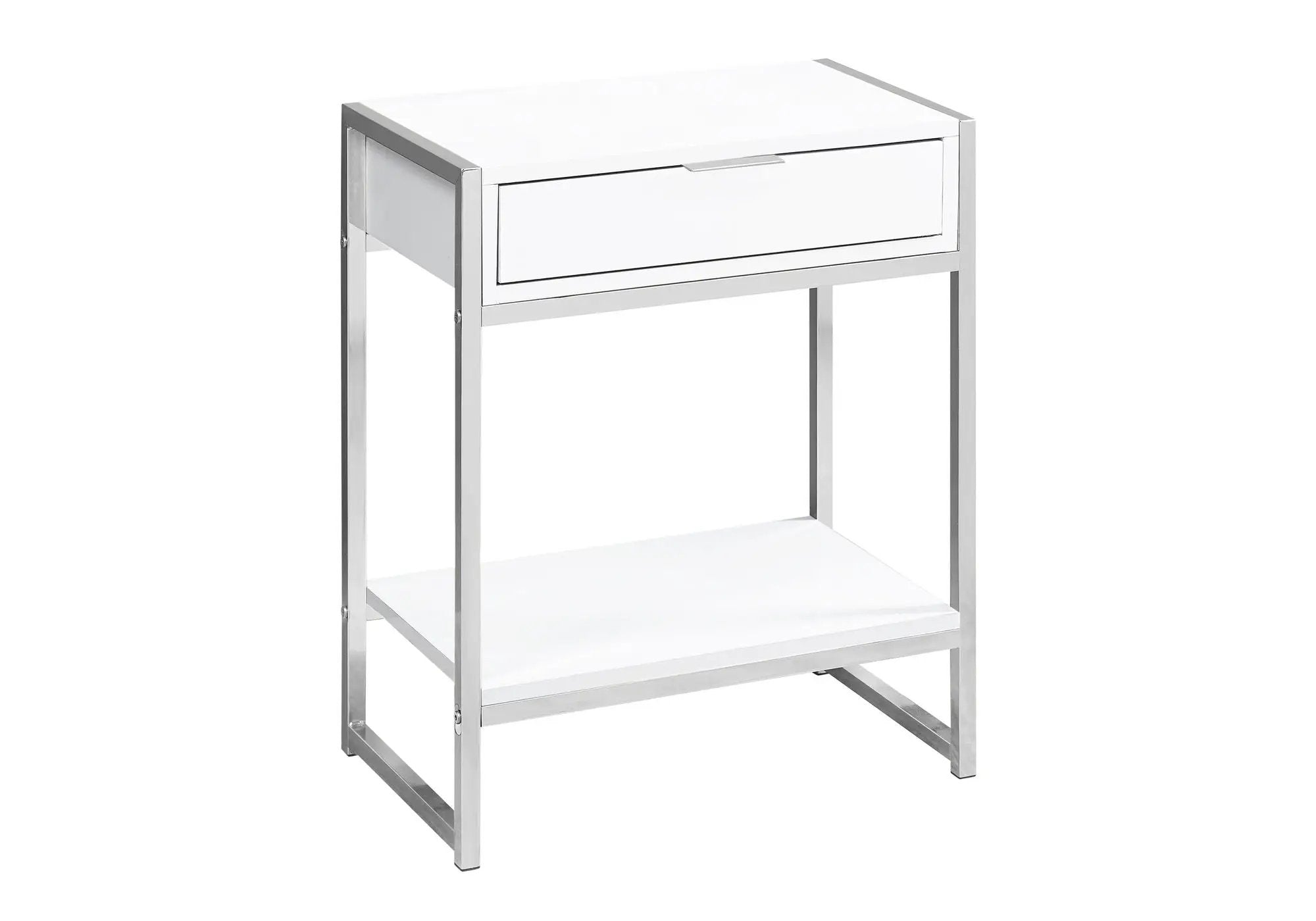 Accent Side Table, Storage Drawer, Spacious Tabletop by Unique Piece Furniture