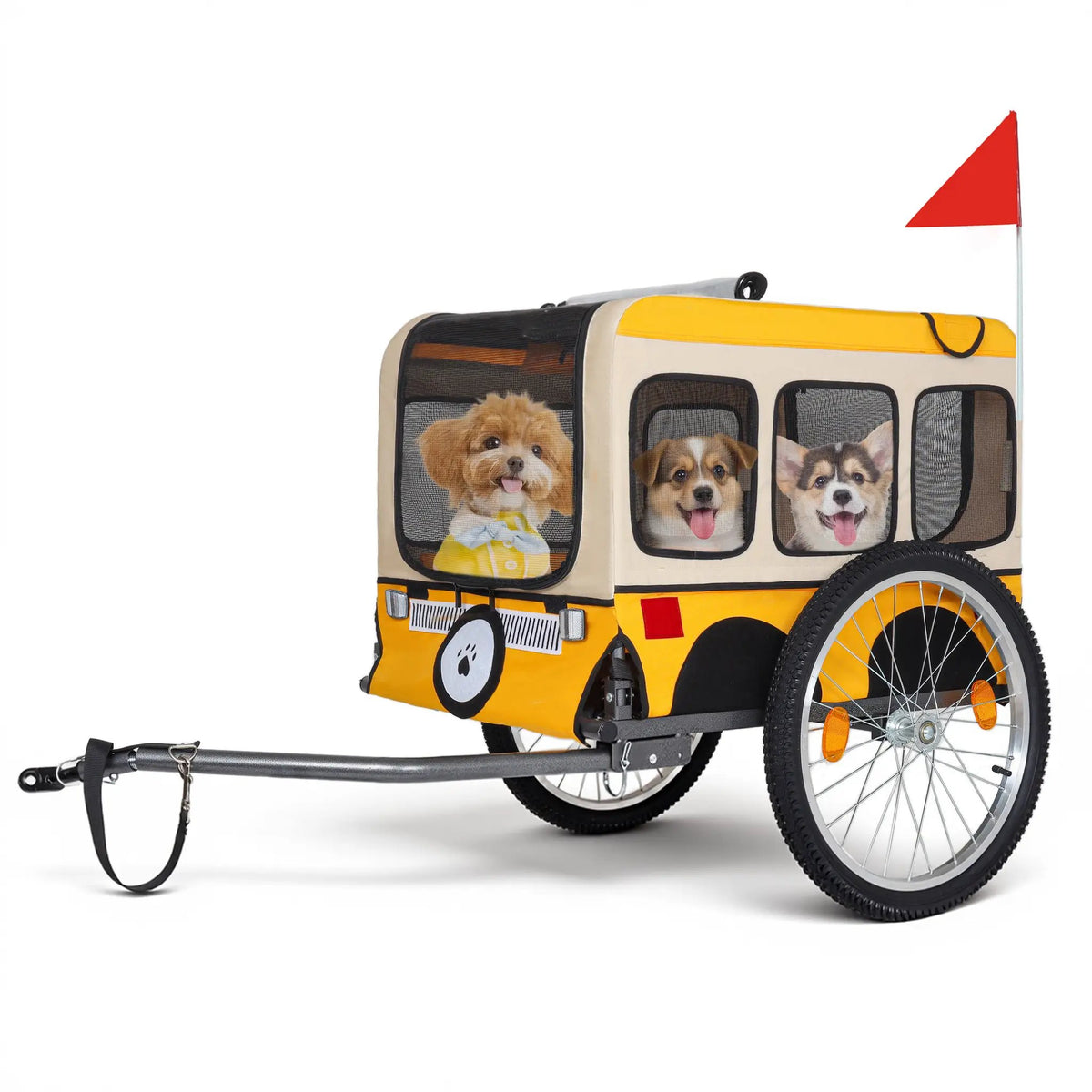 Large Folding Bike Trailer for Dogs by HouseOfZazla