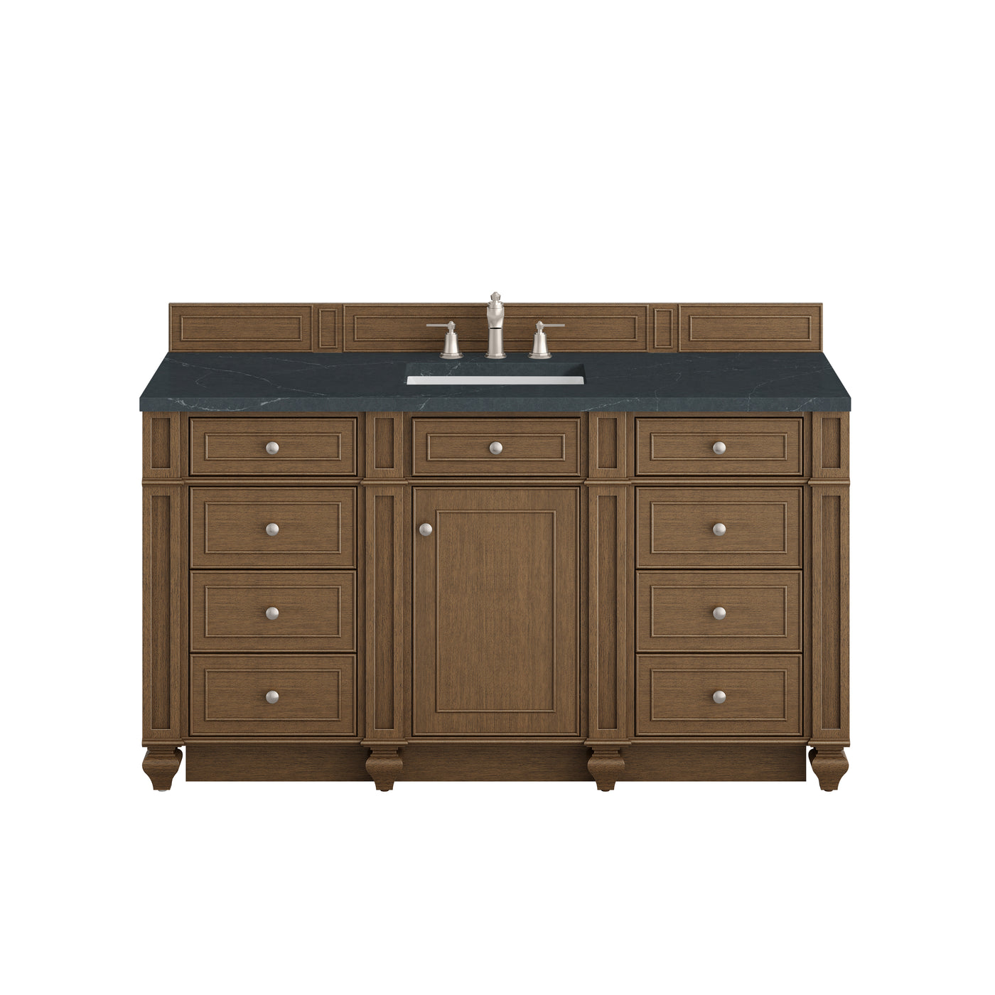 James Martin Bristol 60" Single Bathroom Vanity, Saddle Brown, view 20