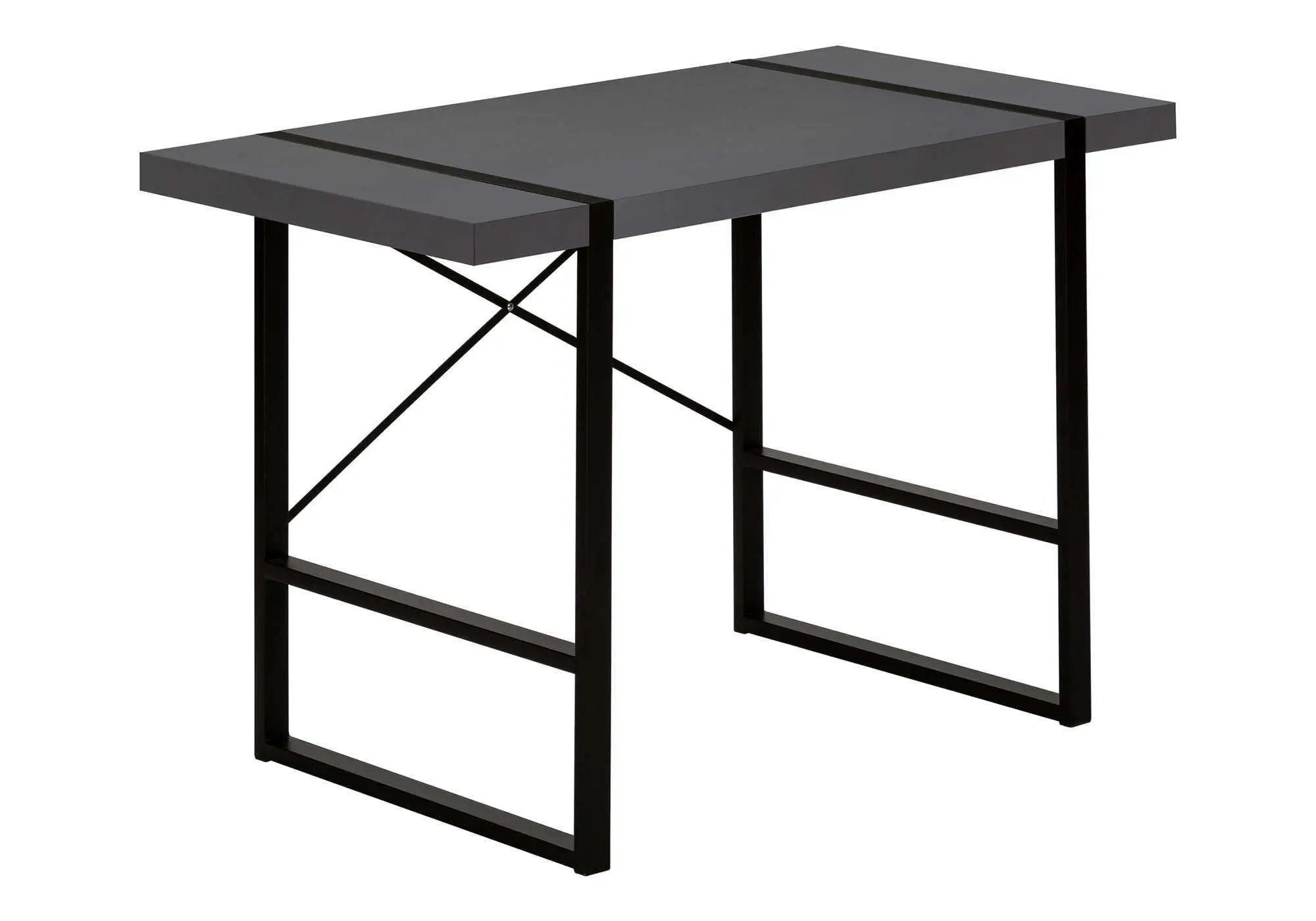 Computer Desk For Home Office, Laptop, Modern Convenient Design - Gray by HouseOfZazla