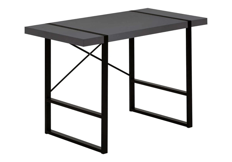 Computer Desk For Home Office, Laptop, Modern Convenient Design - Gray by HouseOfZazla
