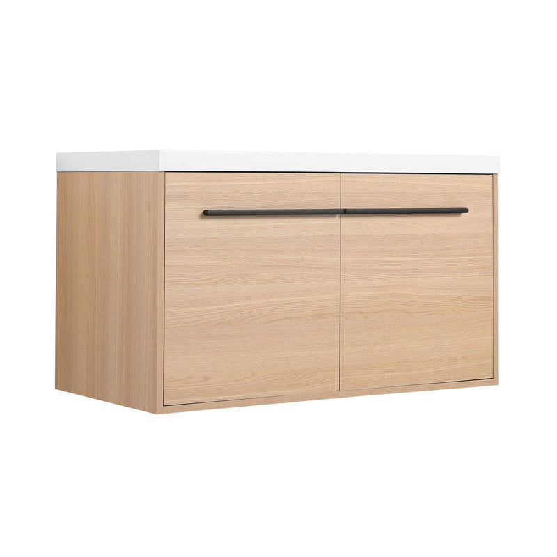 Bathroom Vanity Set With Resin Countertop Sink, 2 Doors by HouseOfZazla