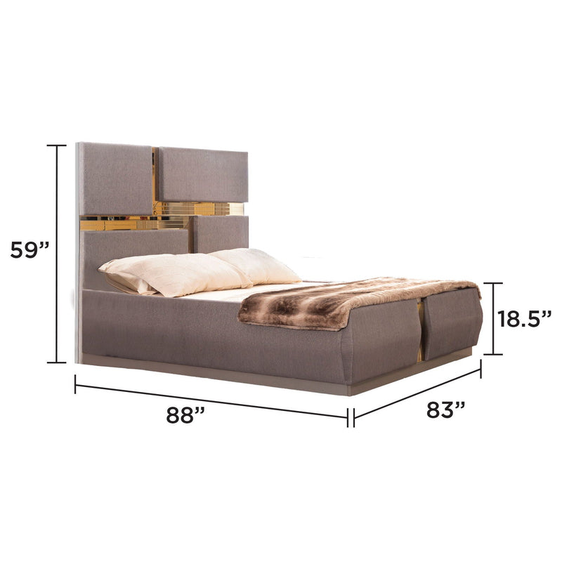 Lorenzo - Tufted Upholstered Bed by HouseOfZazla